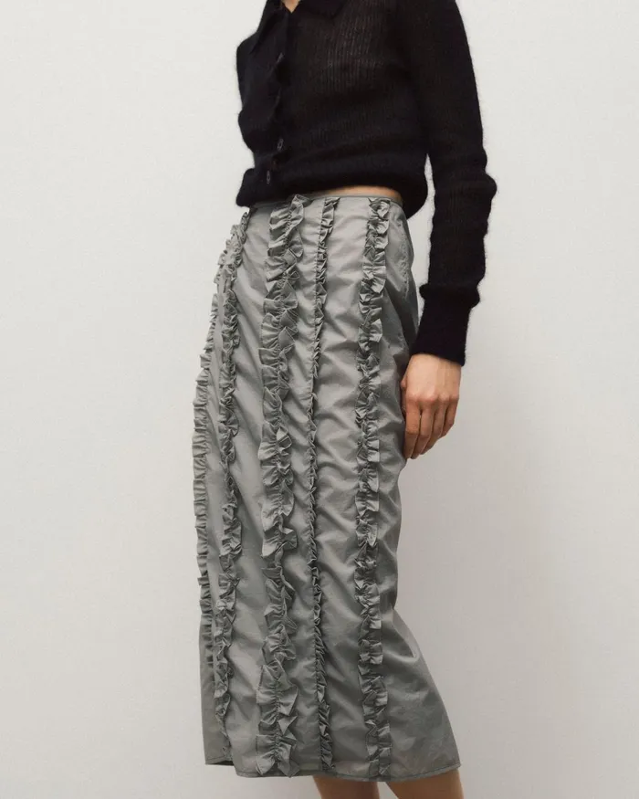 Cecilie Bahnsen Skirts Women OCEAN SKIRT Grey