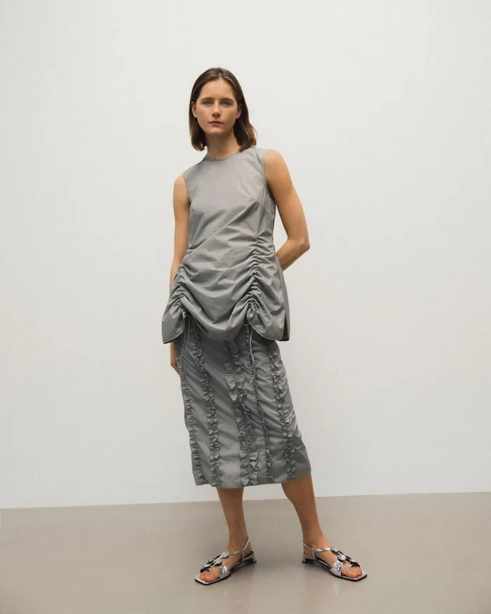Cecilie Bahnsen Skirts Women OCEAN SKIRT Grey