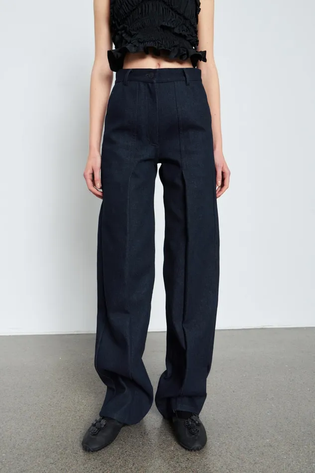 Cecilie Bahnsen Trousers Women SIXTA TROUSER Indigo