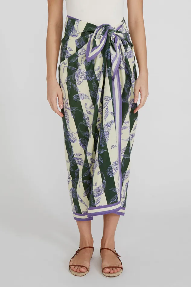 Chan Luu Bottoms Paisley Sarong Bellflower 8211 Women