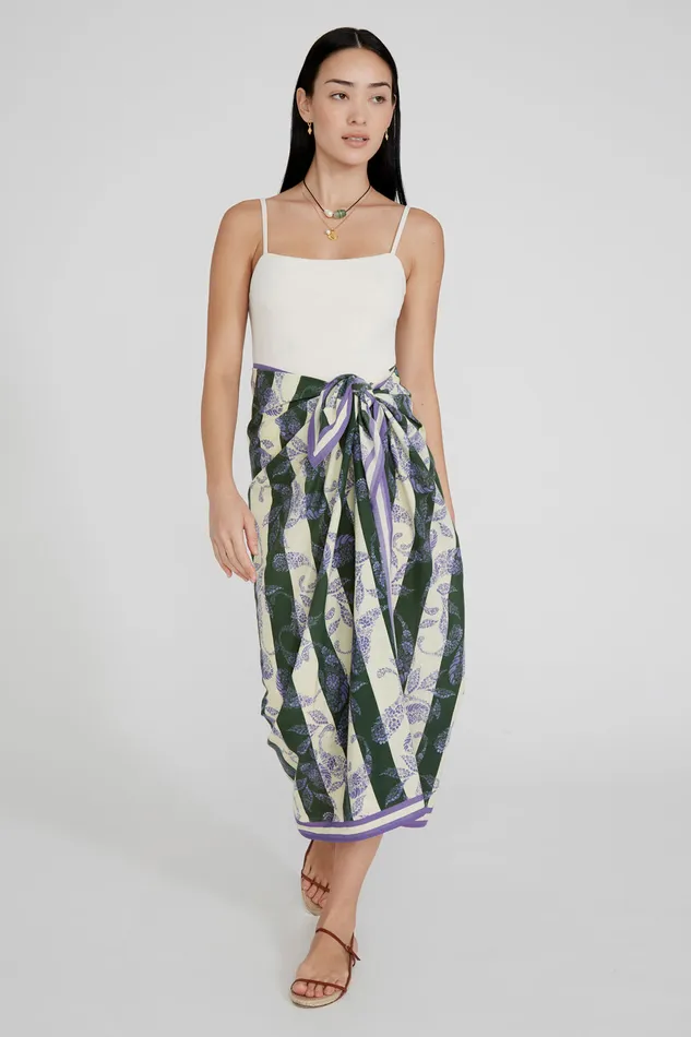Chan Luu Bottoms Paisley Sarong Bellflower 8211 Women