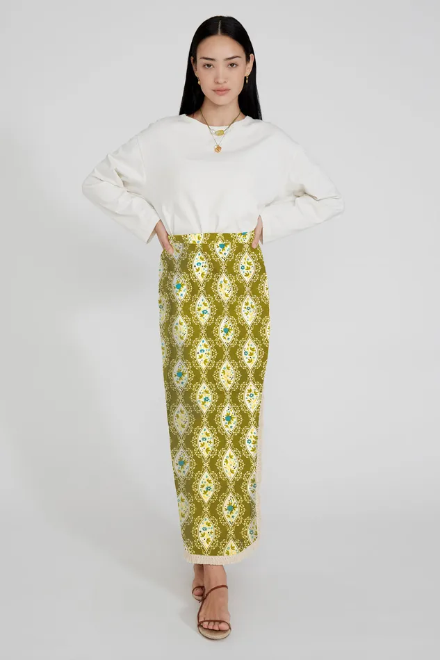 Chan Luu Bottoms Rika Wrap Skirt Oasis 8211 Women