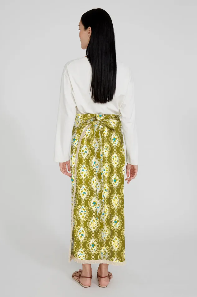 Chan Luu Bottoms Rika Wrap Skirt Oasis 8211 Women