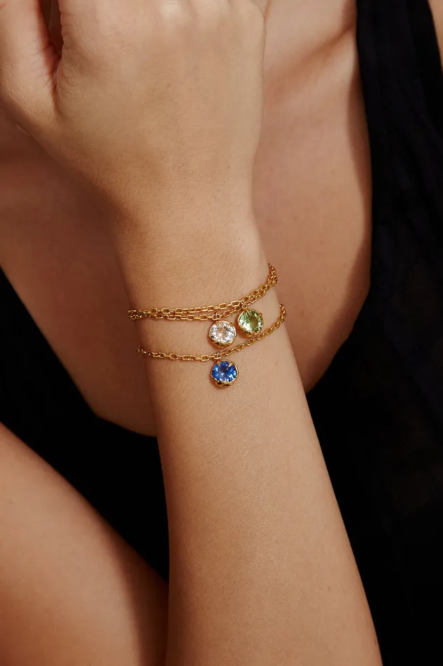 Chan Luu Bracelets April Birthstone Bracelet Diamond Crystal 8211 Women