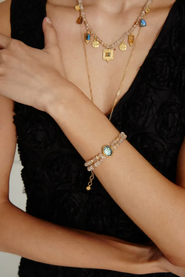 Chan Luu Bracelets Colette Bracelet Rutilated Quartz 8211 Women