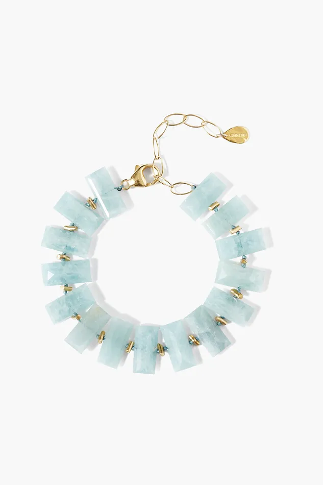 Chan Luu Bracelets Jordana Bracelet Aquamarine 8211 Women