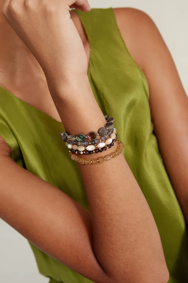 Chan Luu Bracelets Keyes Naked Wrap Bracelet Natural Mix 8211 Women