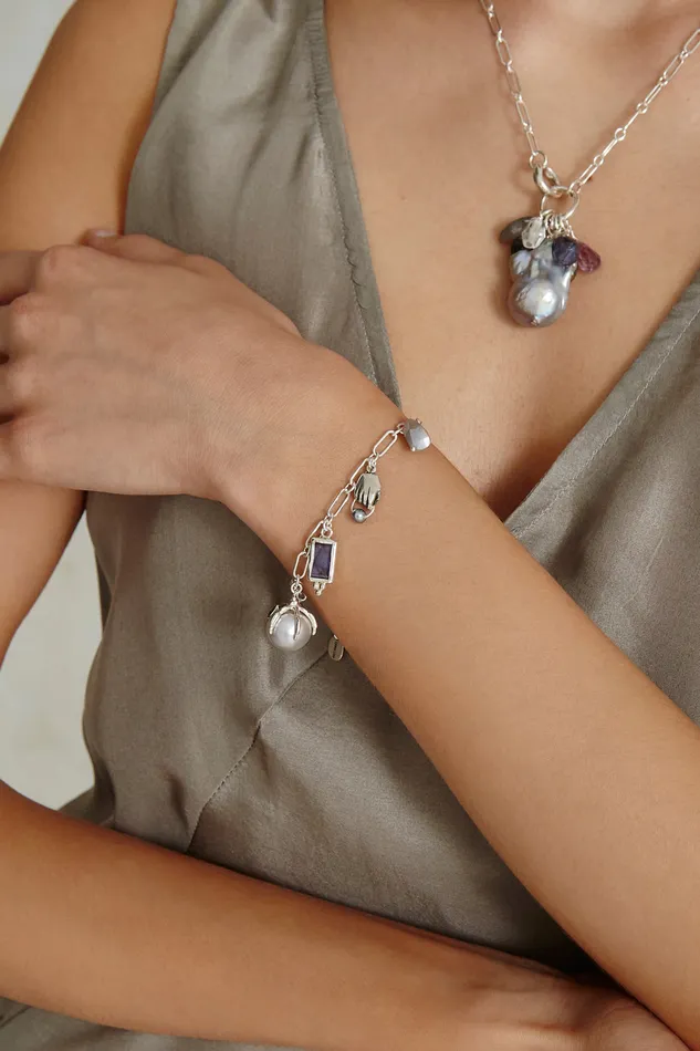 Chan Luu Bracelets Lark Charm Bracelet Silver Mix 8211 Women