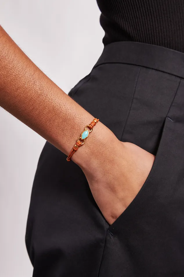 Chan Luu Bracelets Reina Single Wrap Bracelet Turquoise 8211 Women