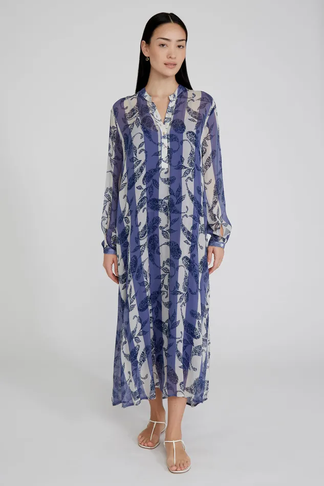 Chan Luu Dresses Louisa Dress Bellwether Blue 8211 Women