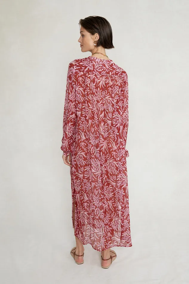 Chan Luu Dresses Louisa Dress Red Ochre 8211 Women