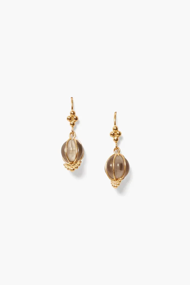 Chan Luu Earrings Balloon Earrings Smoky Quartz 8211 Women