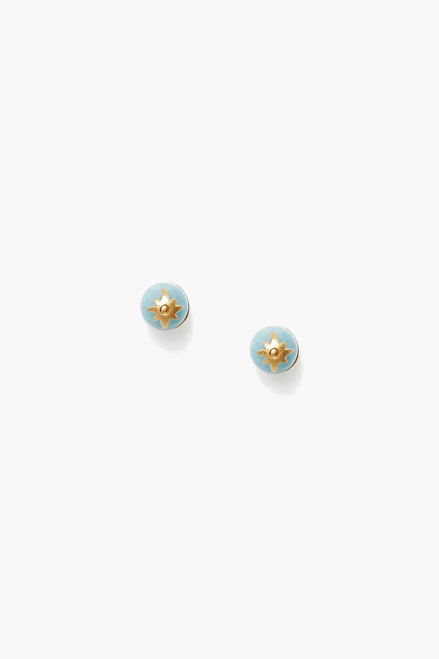 Chan Luu Earrings Cecilia Stud Earrings Aqua 8211 Women