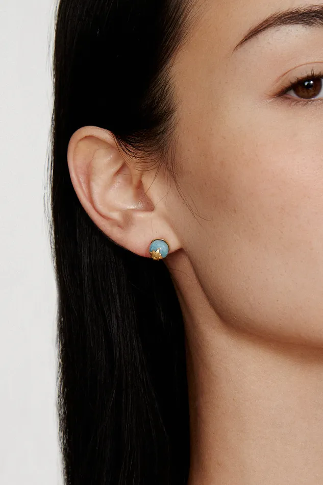 Chan Luu Earrings Cecilia Stud Earrings Aqua 8211 Women