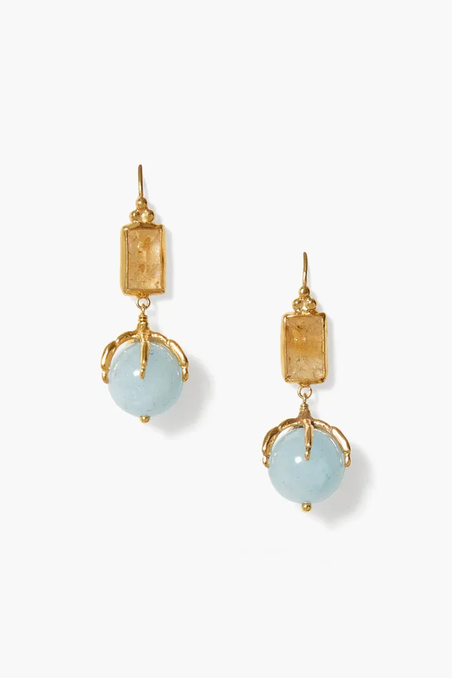 Chan Luu Earrings Lark Drop Earrings Citrine Mix 8211 Women