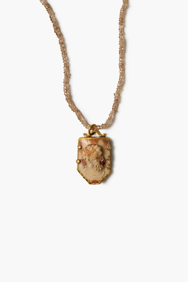 Chan Luu Necklaces 14k Ares Cameo Necklace Multi 8211 Women