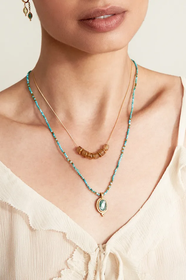 Chan Luu Necklaces Calypso Necklace Turquoise Mix 8211 Women