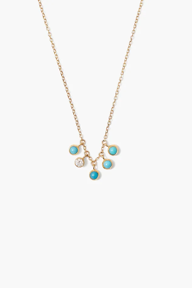 Chan Luu Necklaces Delilah Charm Necklace Turquoise Mix 8211 Women