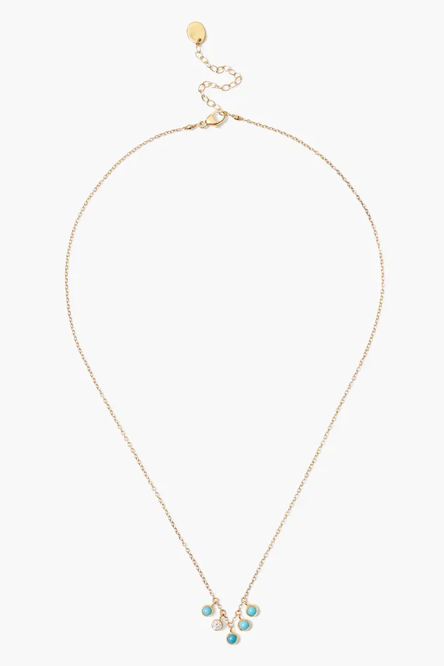 Chan Luu Necklaces Delilah Charm Necklace Turquoise Mix 8211 Women