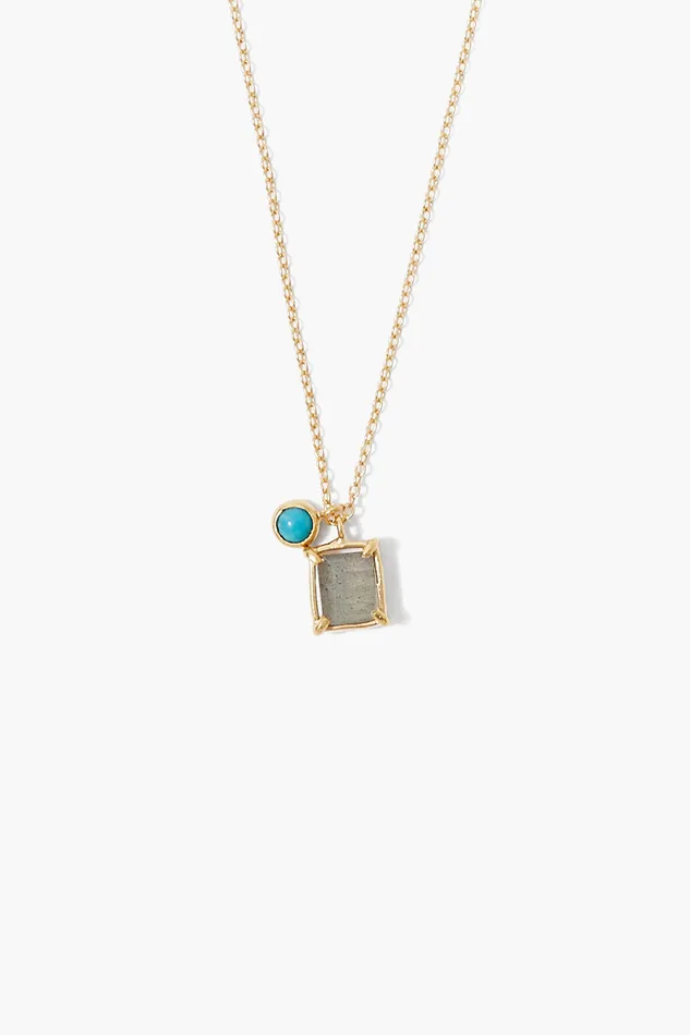 Chan Luu Necklaces Delilah Pendant Necklace Labradorite Mix 8211 Women