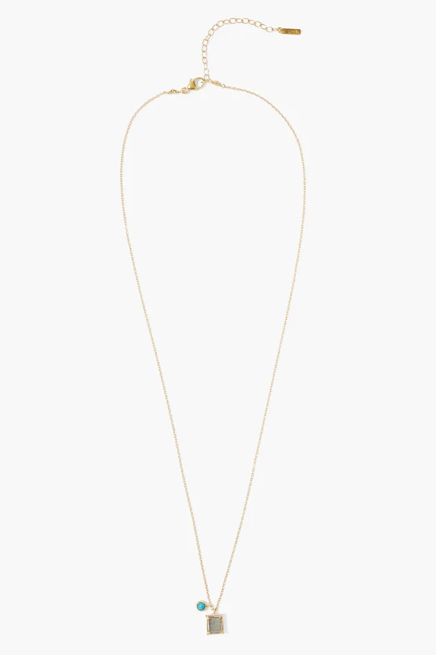 Chan Luu Necklaces Delilah Pendant Necklace Labradorite Mix 8211 Women