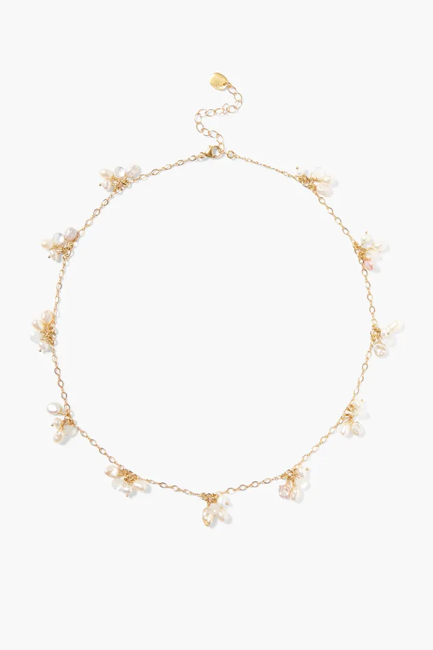 Chan Luu Necklaces Hila Necklace White Pearl Mix 8211 Women