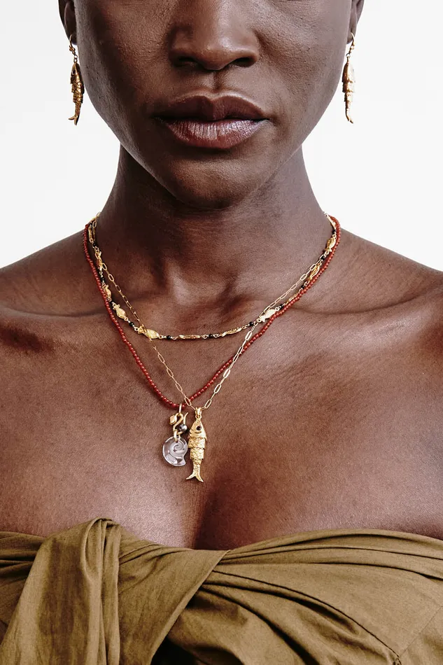 Chan Luu Necklaces Leila Necklace Carnelian 8211 Women