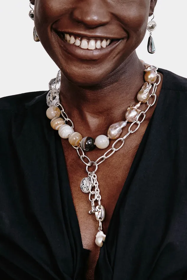 Chan Luu Necklaces Maria Necklace Natural Mix 8211 Women