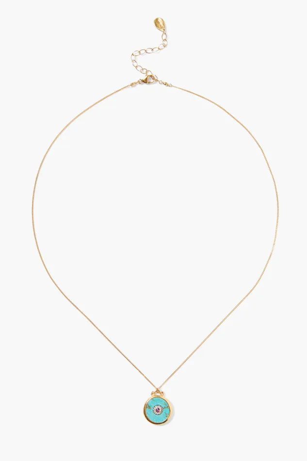 Chan Luu Necklaces Victoria Necklace Petite Turquoise 8211 Women