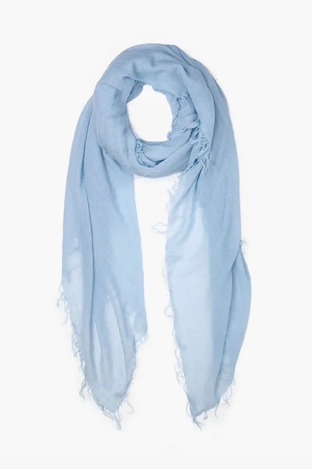 Chan Luu Scarves Cashmere And Silk Scarf Simply Blue 8211 Women