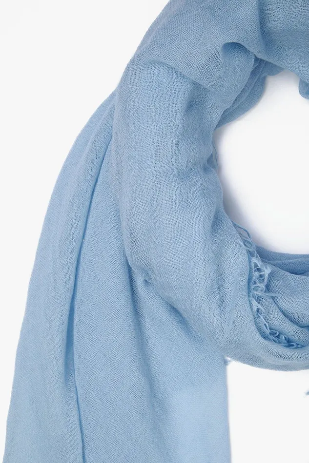 Chan Luu Scarves Cashmere And Silk Scarf Simply Blue 8211 Women