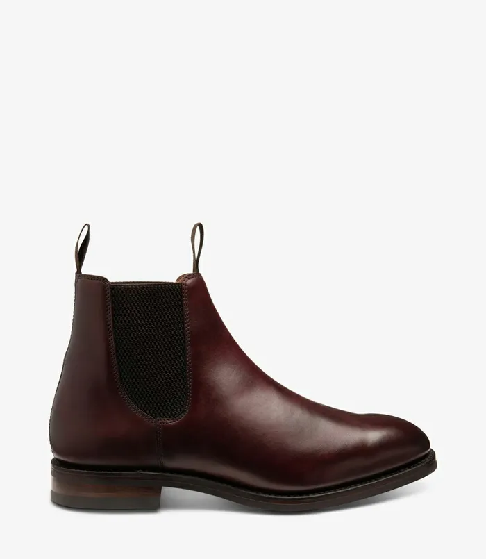 Chelsea Boots Loake Men Chatsworth Burgundy
