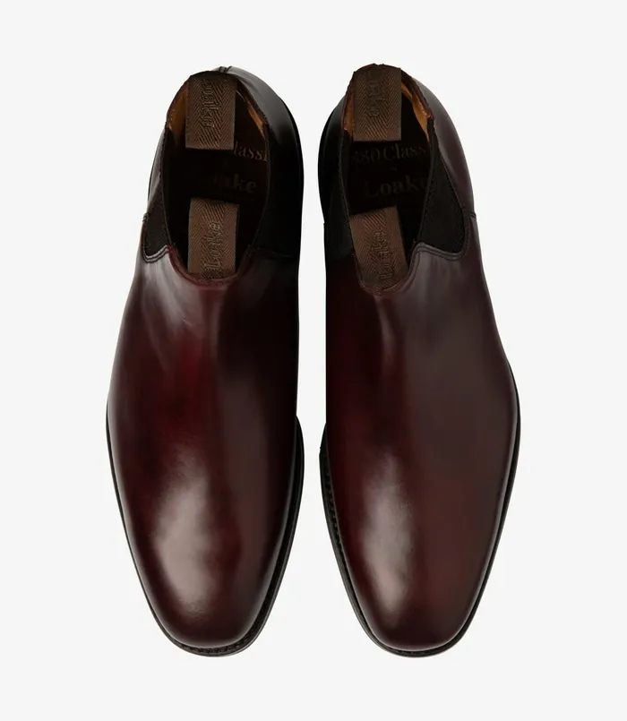 Chelsea Boots Loake Men Chatsworth Burgundy Chelsea Boots Loake Men Chatsworth Burgundy