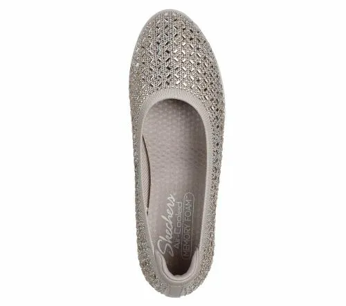 Cleo Flex Wedge 8211 Nova Glam Taupe Women SKECHERS Flats