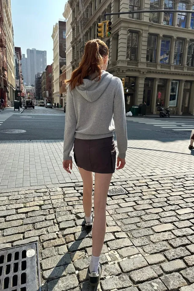Clothing Alana ZipUp Sweater Brandy Melville SWEATERS