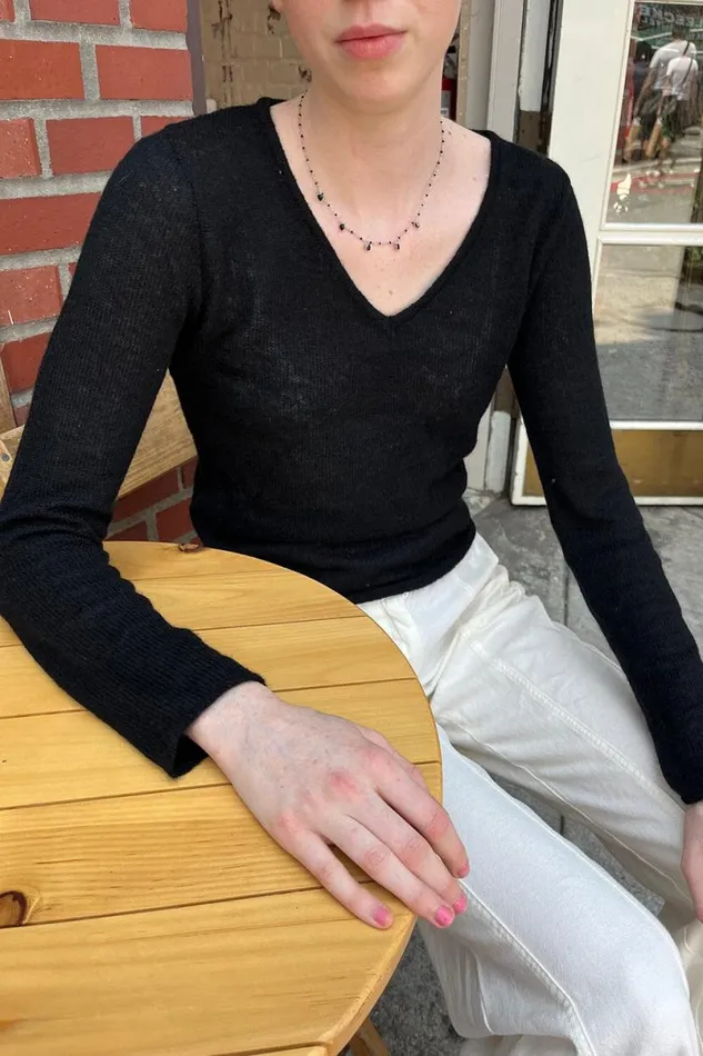 Clothing Andi Mohair VNeck Sweater Brandy Melville SWEATERS