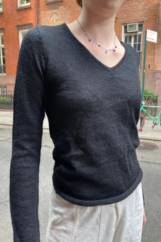Clothing Andi Mohair VNeck Sweater Brandy Melville SWEATERS