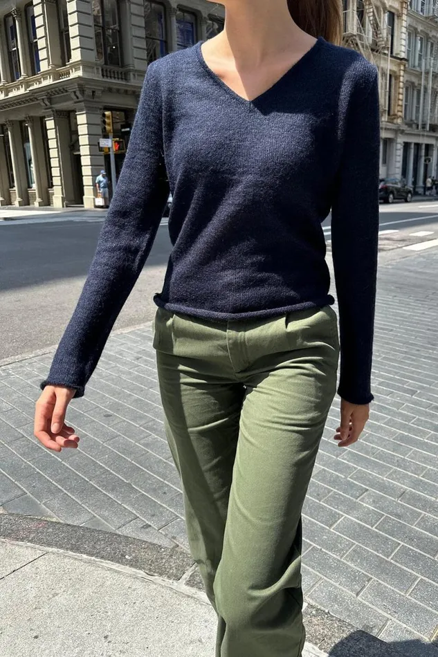 Clothing Andi Mohair VNeck Sweater Brandy Melville SWEATERS