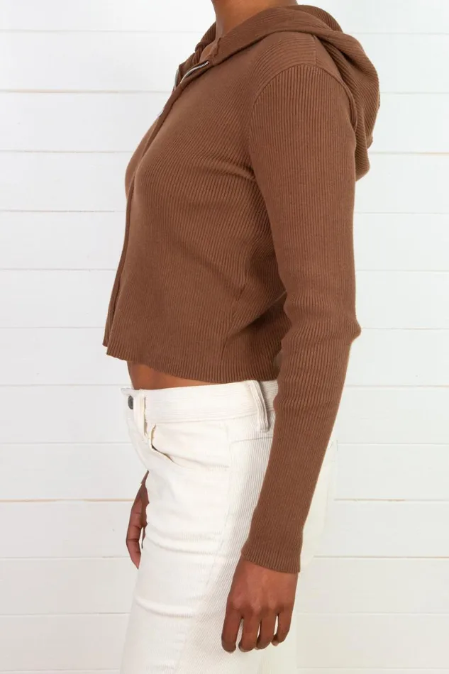 Clothing Arden Crop Hoodie Brandy Melville SWEATPANTS and SWEATSHIRTS