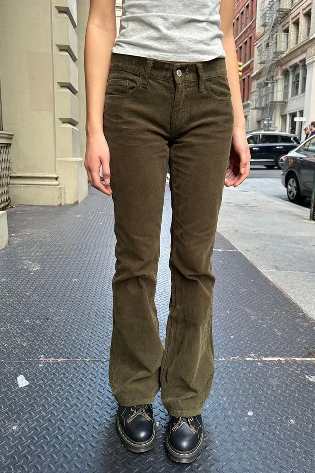 Clothing Brielle Corduroy Pants Brandy Melville PANTS