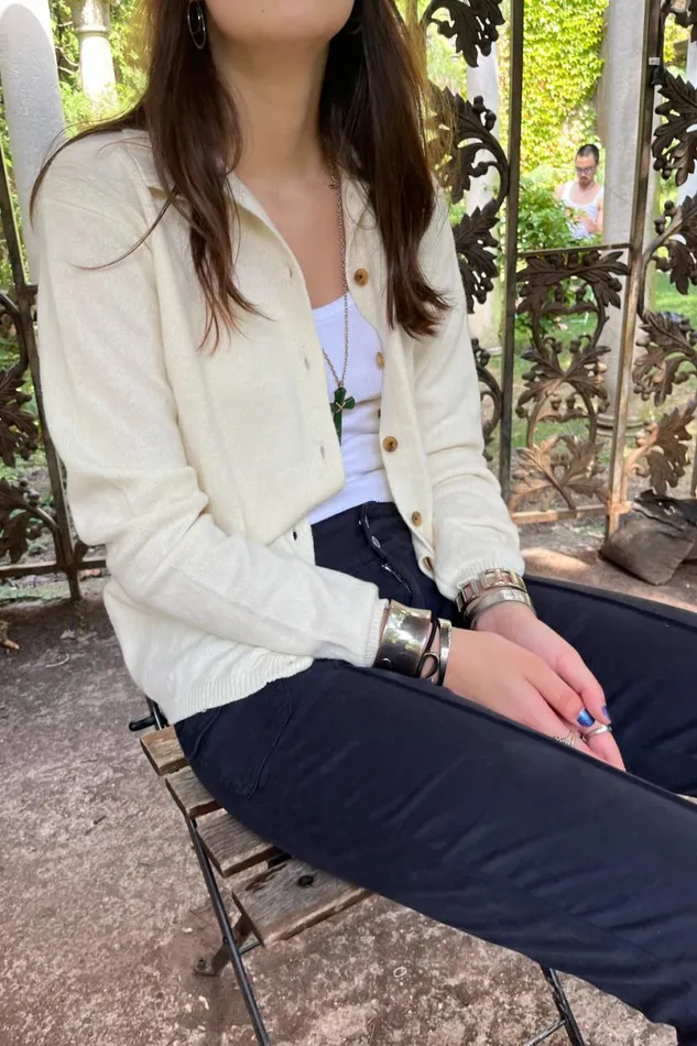 Clothing Elise Heavy Wool Cardigan Brandy Melville SWEATERS