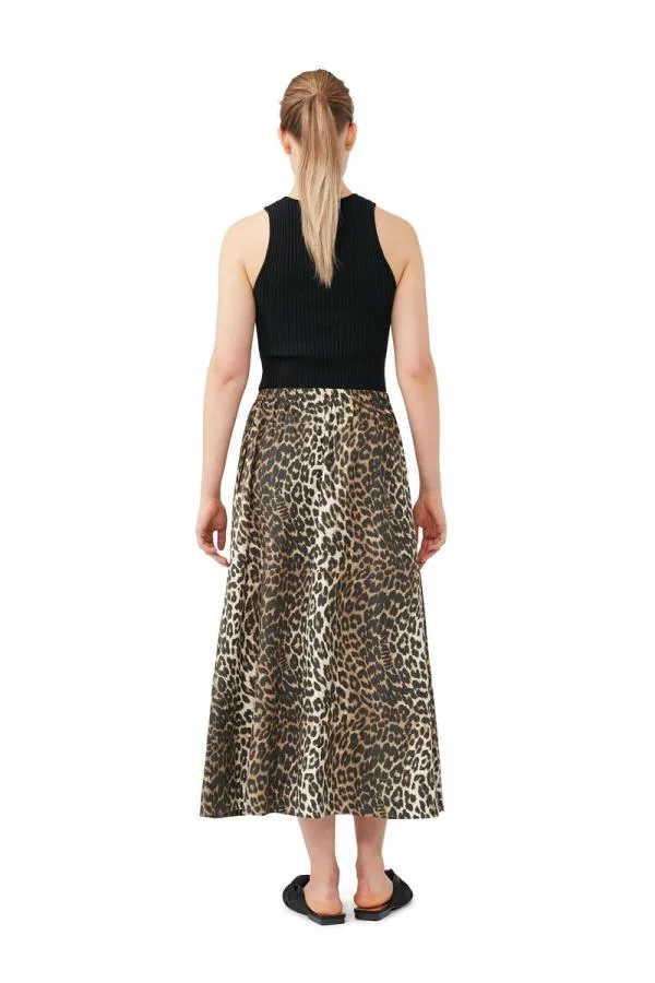 Clothing GANNI Tops Black Sleeveless Melange Top Black Clothing GANNI Tops Black Sleeveless Melange Top Black