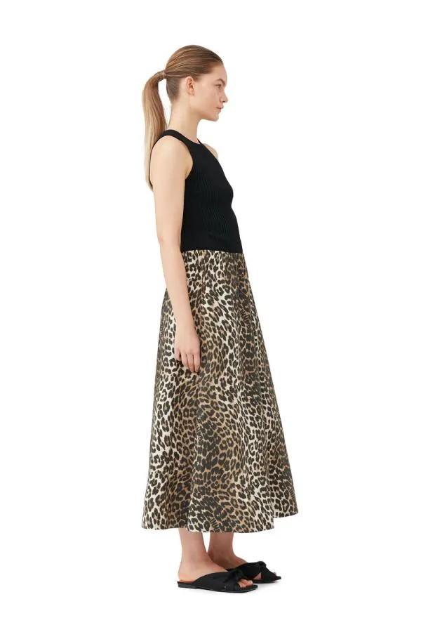 Clothing GANNI Tops Black Sleeveless Melange Top Black Clothing GANNI Tops Black Sleeveless Melange Top Black