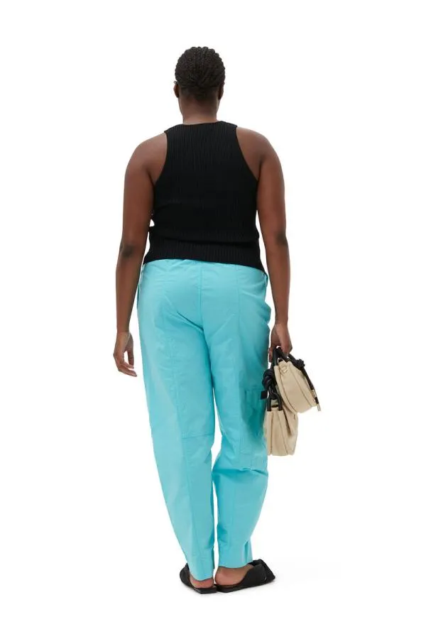 Clothing GANNI Tops Black Sleeveless Melange Top Black Clothing GANNI Tops Black Sleeveless Melange Top Black