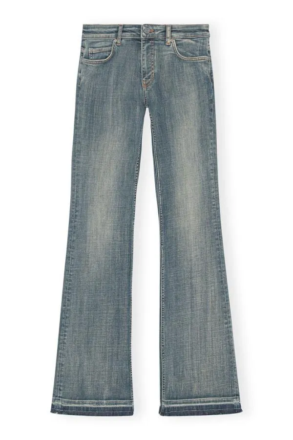 Clothing GANNI Trousers Tint Edge Iry Jeans Tint Wash Clothing GANNI Trousers Tint Edge Iry Jeans Tint Wash