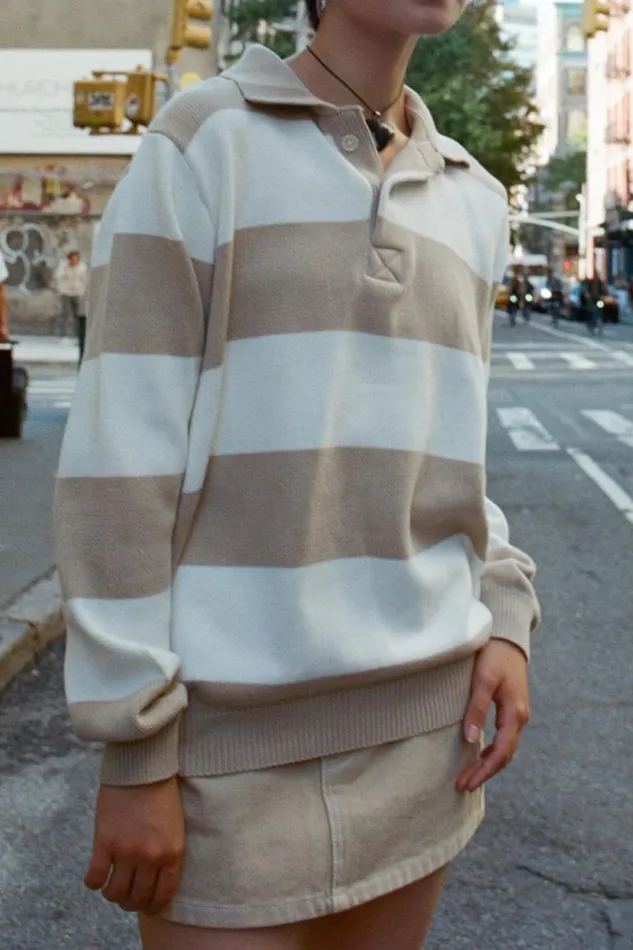 Clothing Katiana Striped Sweater Brandy Melville SWEATERS