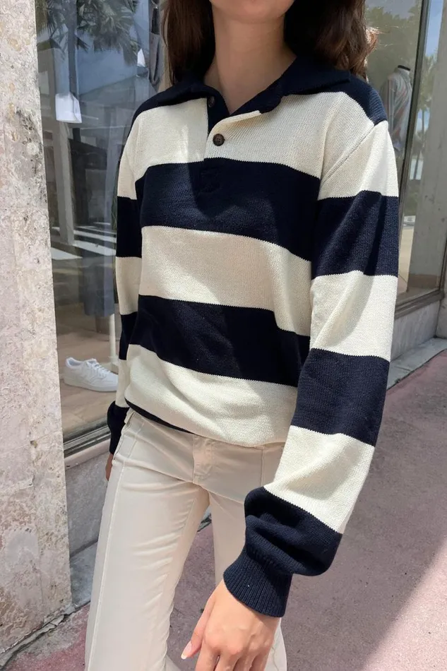 Clothing Katiana Striped Sweater Brandy Melville SWEATERS