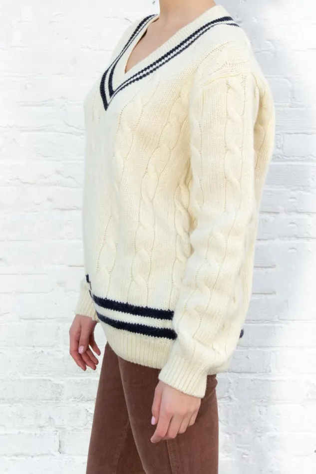 Clothing Nikki Heavy Wool Stripe Sweater Brandy Melville SWEATERS
