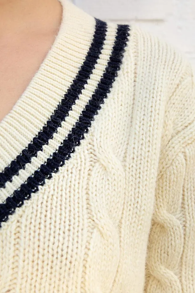 Clothing Nikki Heavy Wool Stripe Sweater Brandy Melville SWEATERS