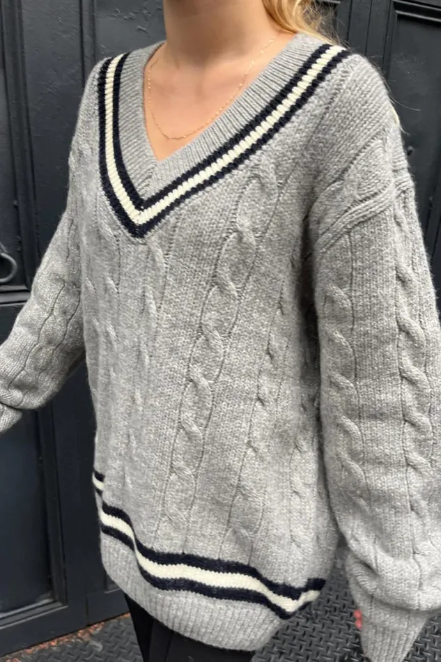 Clothing Nikki Heavy Wool Stripe Sweater Brandy Melville SWEATERS